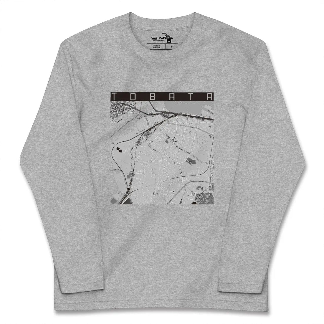 【戸畑(福岡県)】地図柄ロングスリーブTシャツ