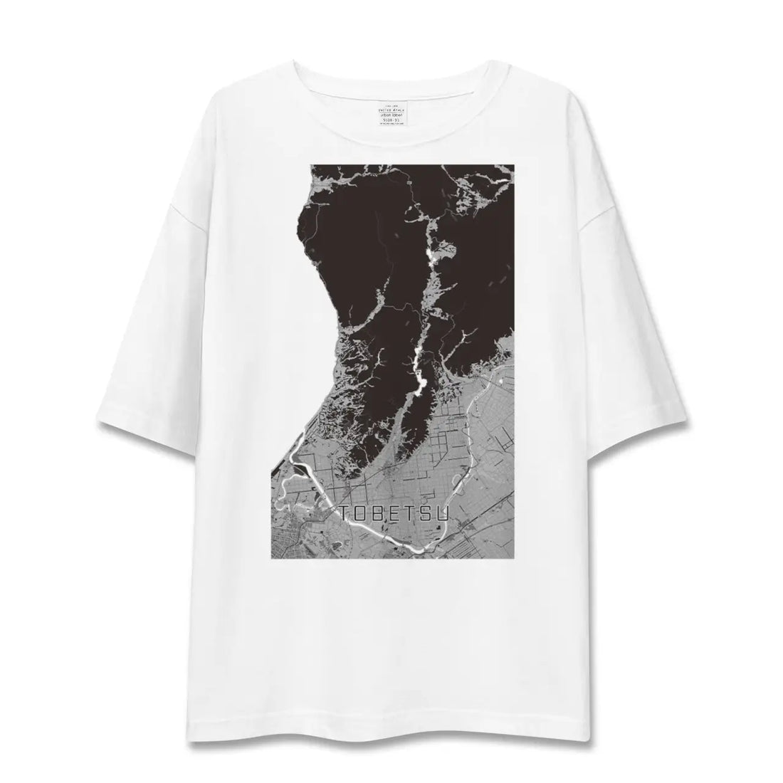 【当別(北海道)】地図柄ビッグシルエットTシャツ