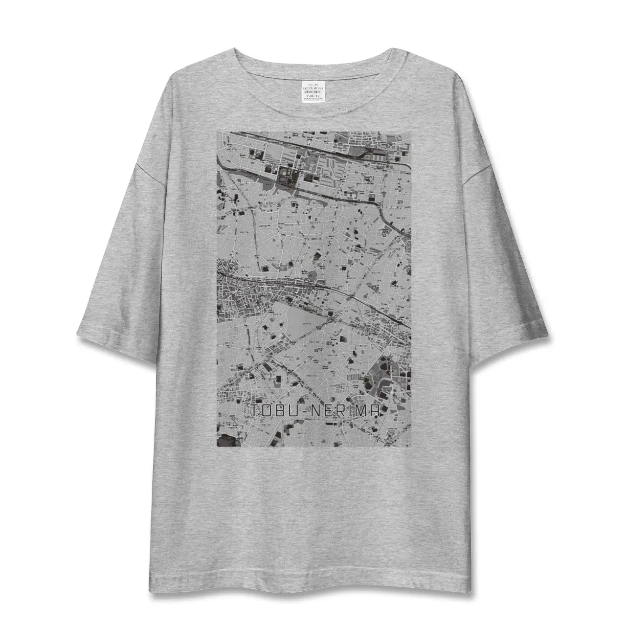 【東武練馬（東京都）】地図柄ビッグシルエットTシャツ