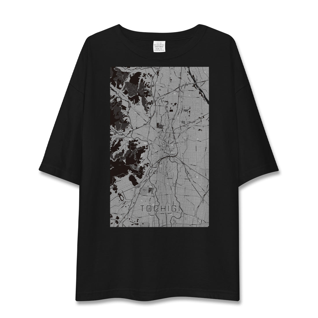 【栃木(栃木県)】地図柄ビッグシルエットTシャツ