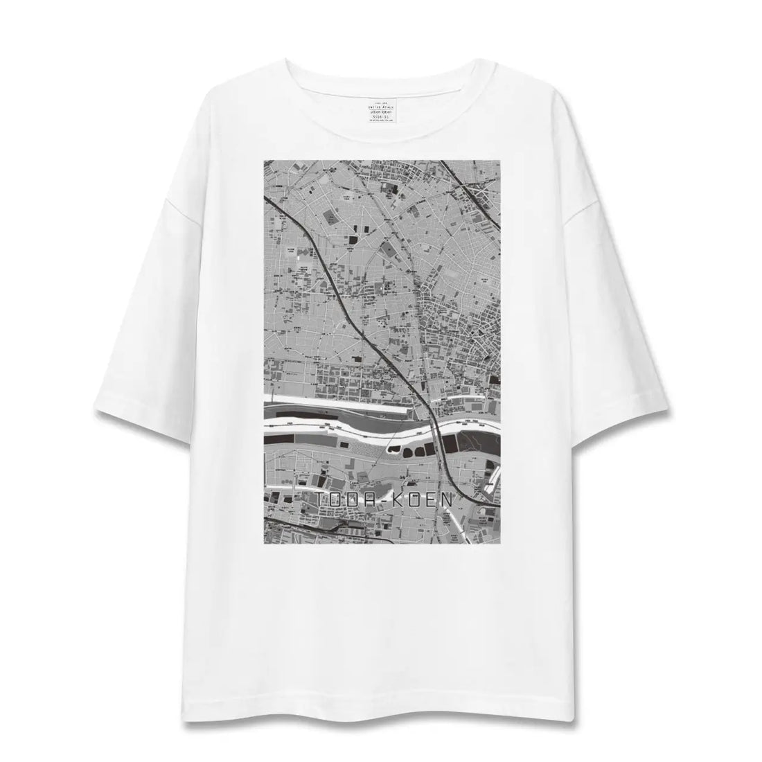【戸田公園（埼玉県）】地図柄ビッグシルエットTシャツ