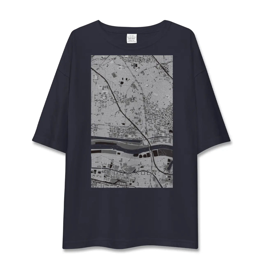 【戸田公園(埼玉県)】地図柄ビッグシルエットTシャツ