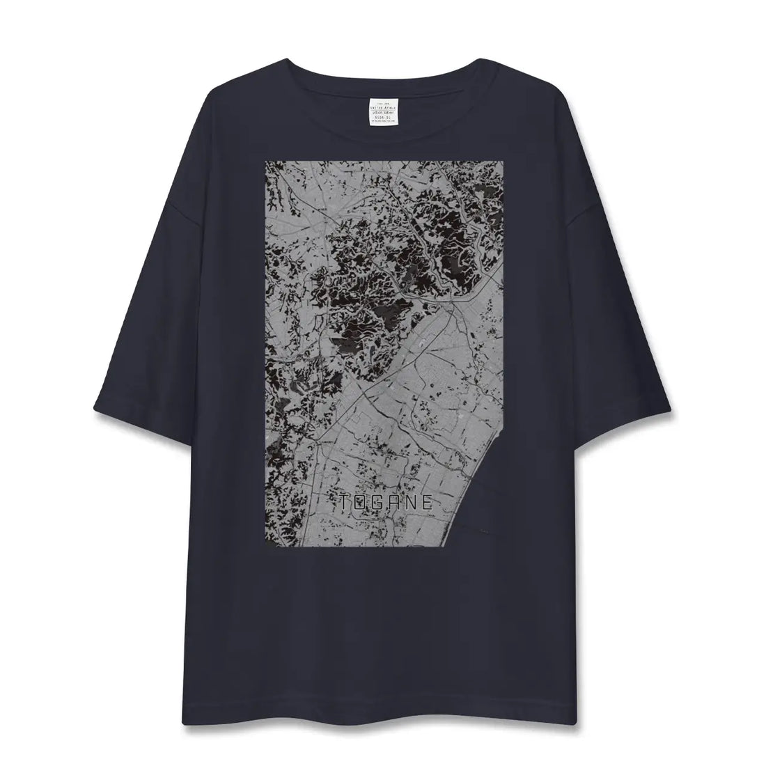 【東金（千葉県）】地図柄ビッグシルエットTシャツ