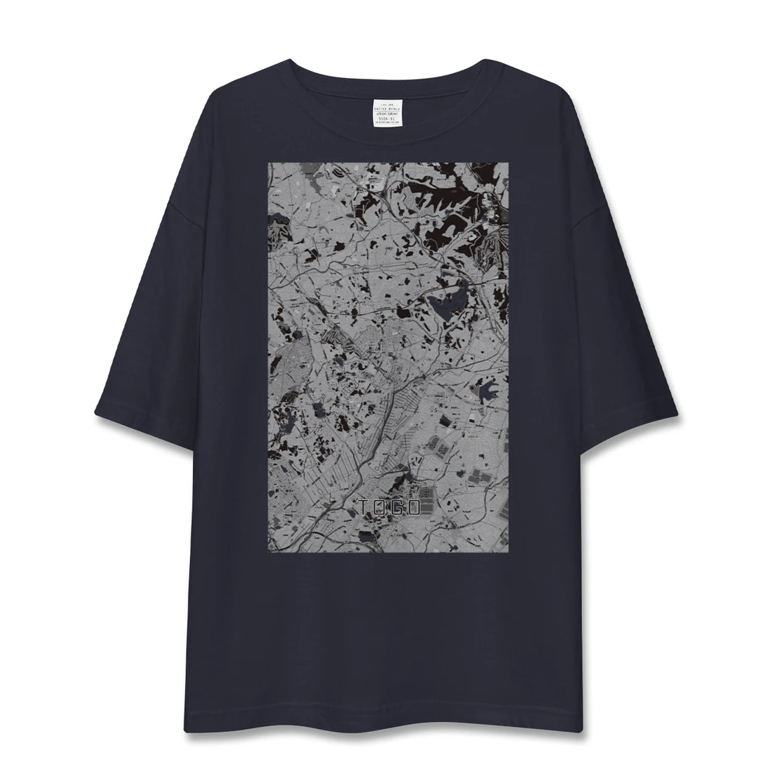 【東郷（愛知県）】地図柄ビッグシルエットTシャツ