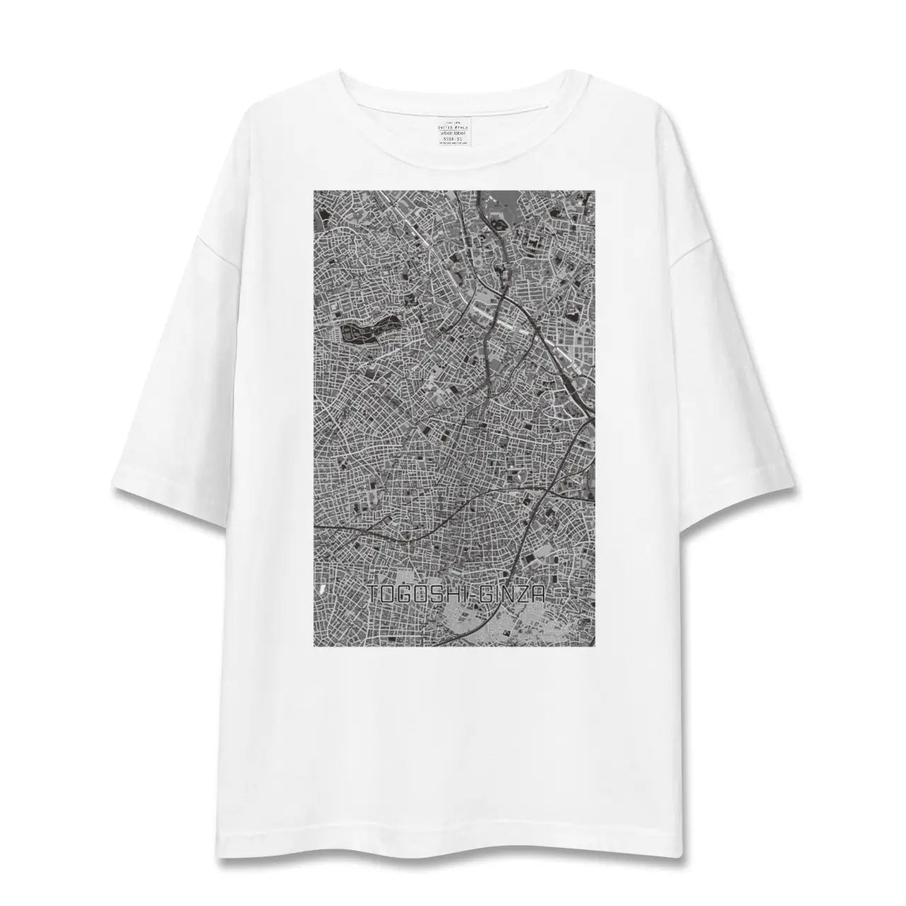 【戸越銀座（東京都）】地図柄ビッグシルエットTシャツ