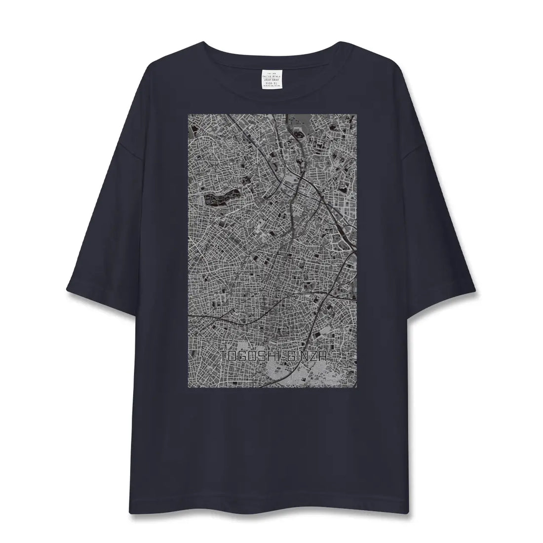 【戸越銀座(東京都)】地図柄ビッグシルエットTシャツ
