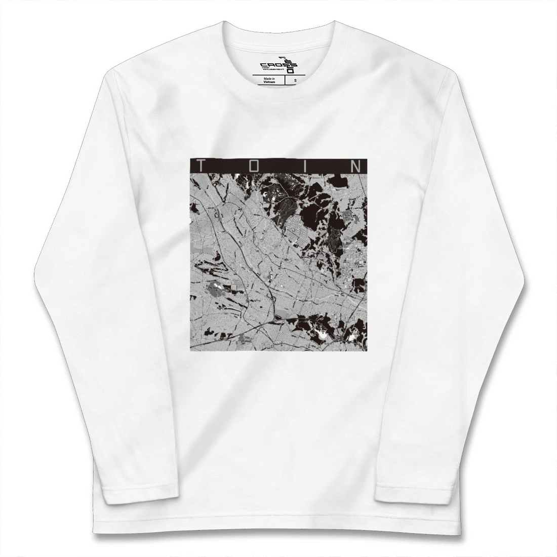 【東員(三重県)】地図柄ロングスリーブTシャツ