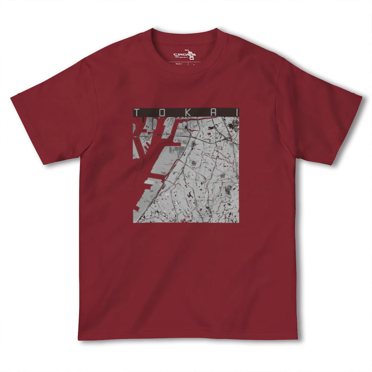 【東海（愛知県）】地図柄ヘビーウェイトTシャツ