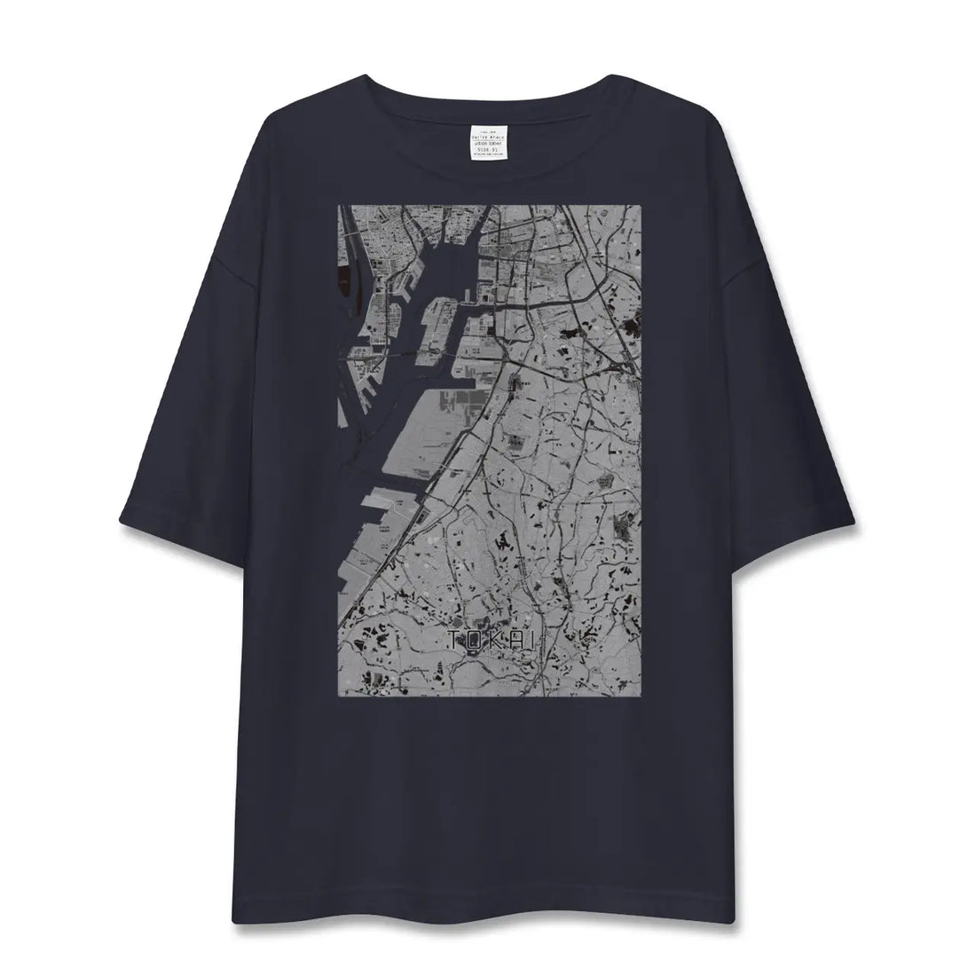 【東海(愛知県)】地図柄ビッグシルエットTシャツ