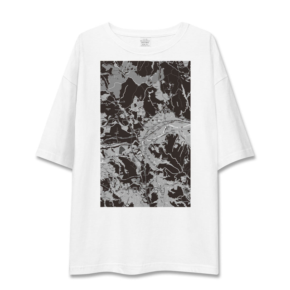 【土岐津(岐阜県)】地図柄ビッグシルエットTシャツ