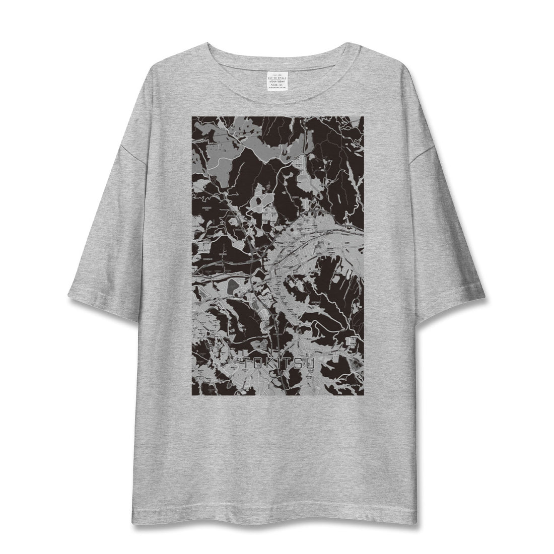 【土岐津（岐阜県）】地図柄ビッグシルエットTシャツ