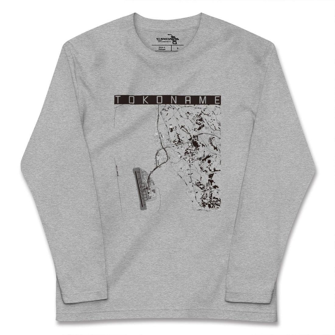 【常滑(愛知県)】地図柄ロングスリーブTシャツ