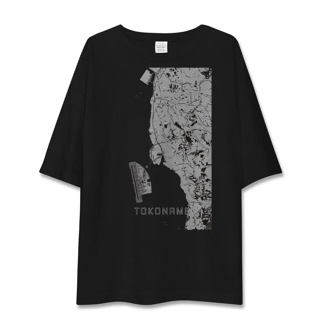 【常滑(愛知県)】地図柄ビッグシルエットTシャツ