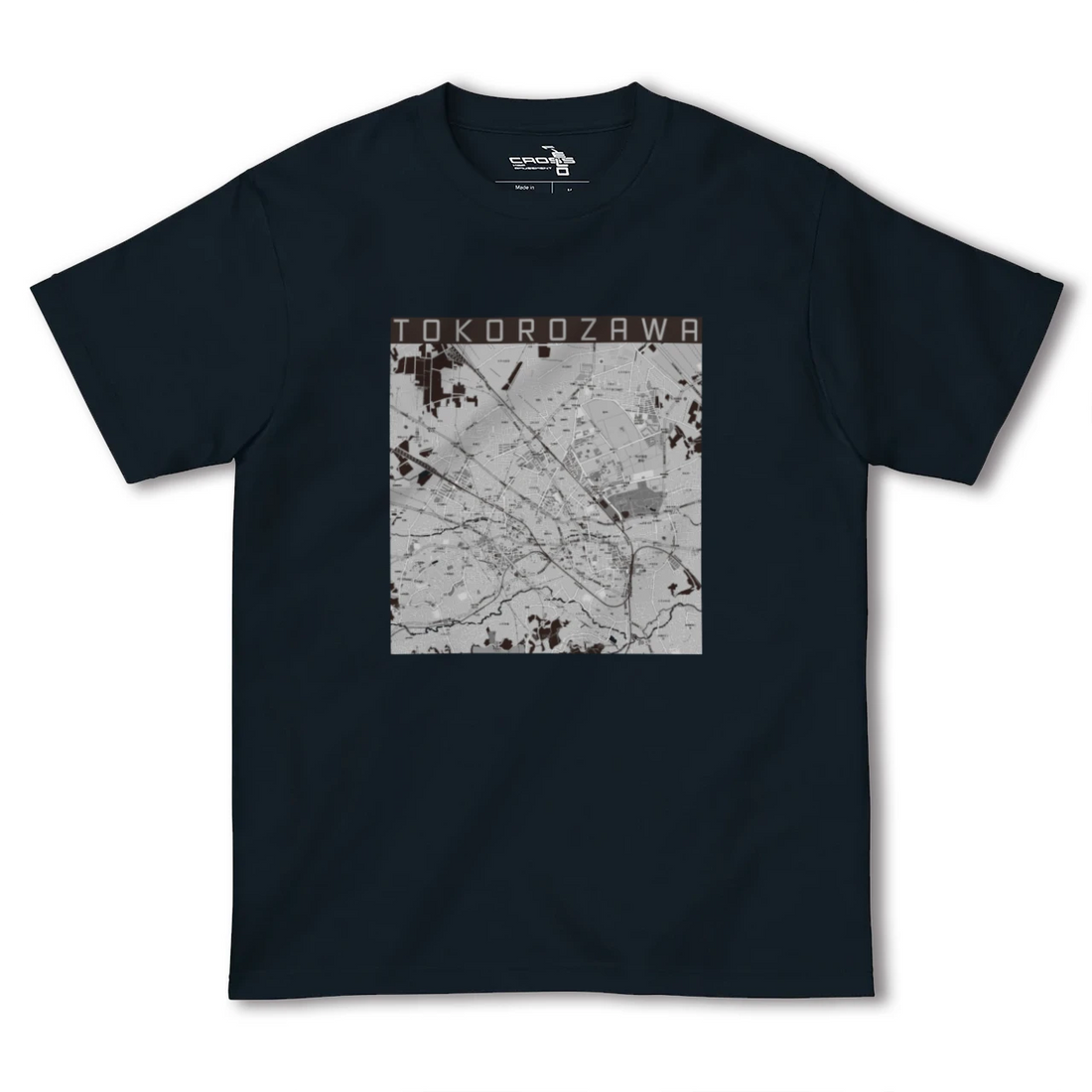 【所沢2(埼玉県)】地図柄ヘビーウェイトTシャツ
