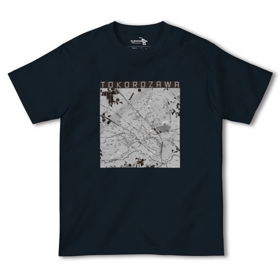 【所沢2（埼玉県）】地図柄ヘビーウェイトTシャツ
