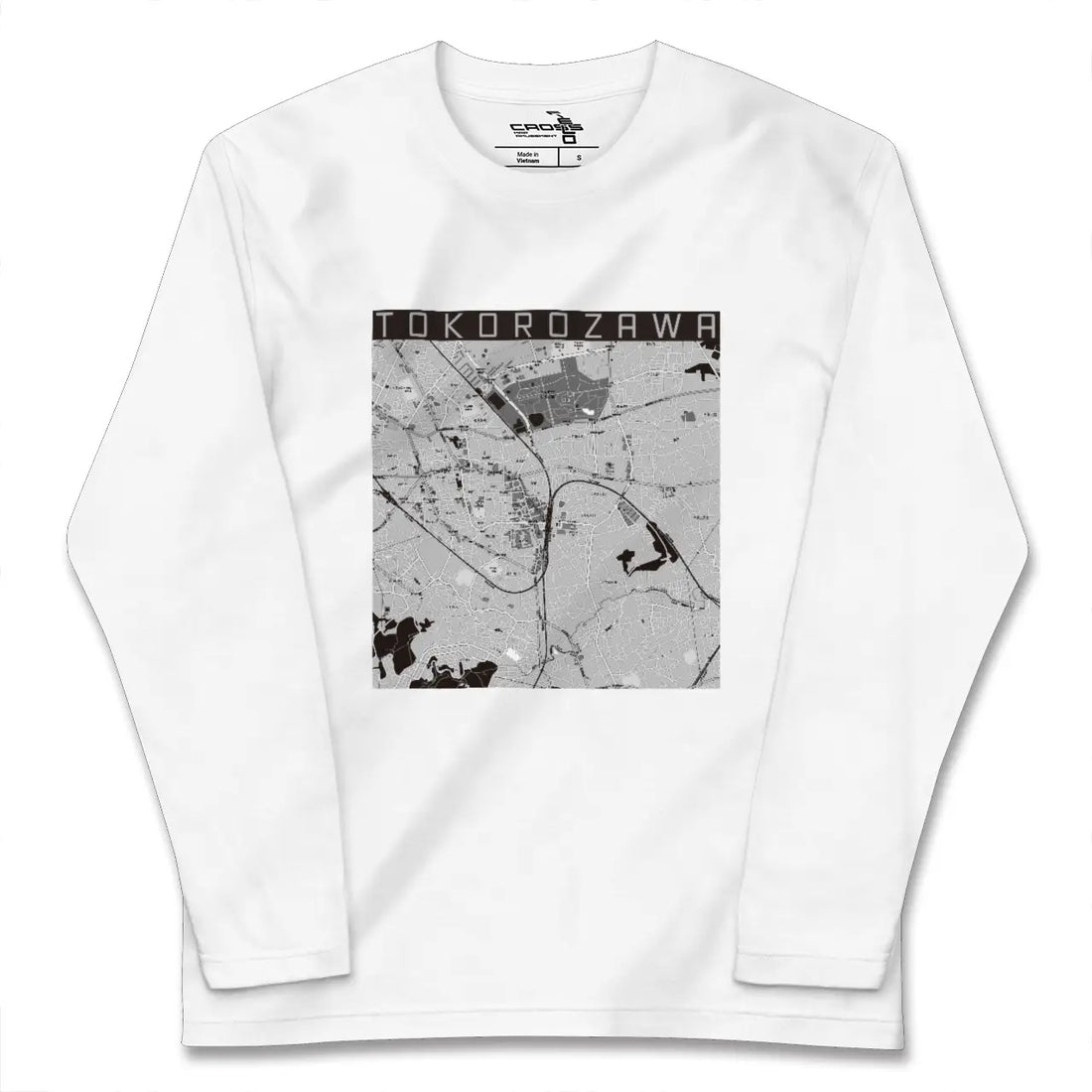 【所沢(埼玉県)】地図柄ロングスリーブTシャツ