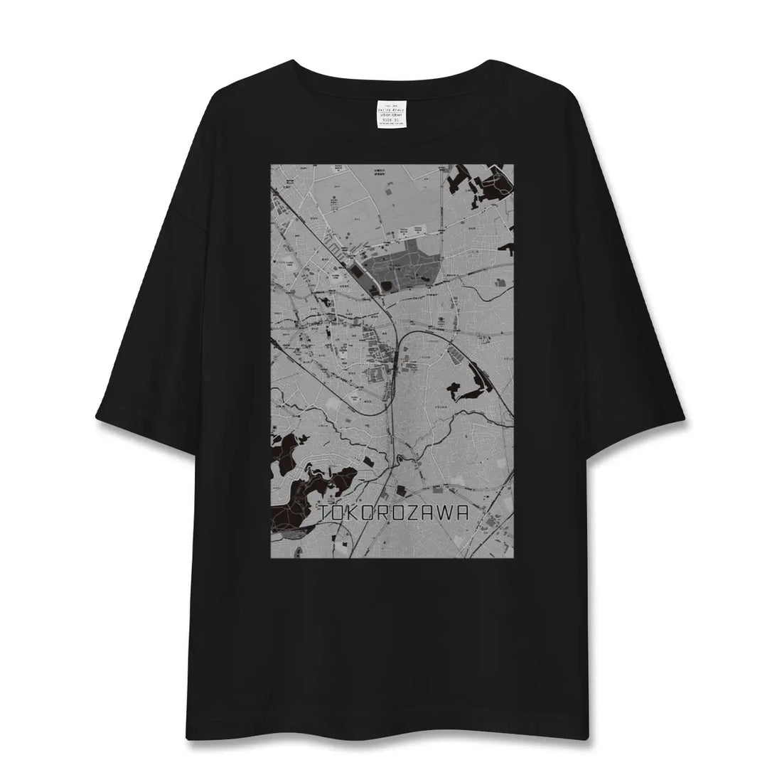 【所沢（埼玉県）】地図柄ビッグシルエットTシャツ