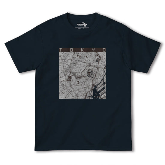 【東京2（東京都）】地図柄ヘビーウェイトTシャツ