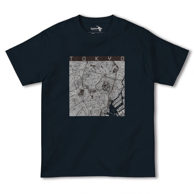【東京2（東京都）】地図柄ヘビーウェイトTシャツ