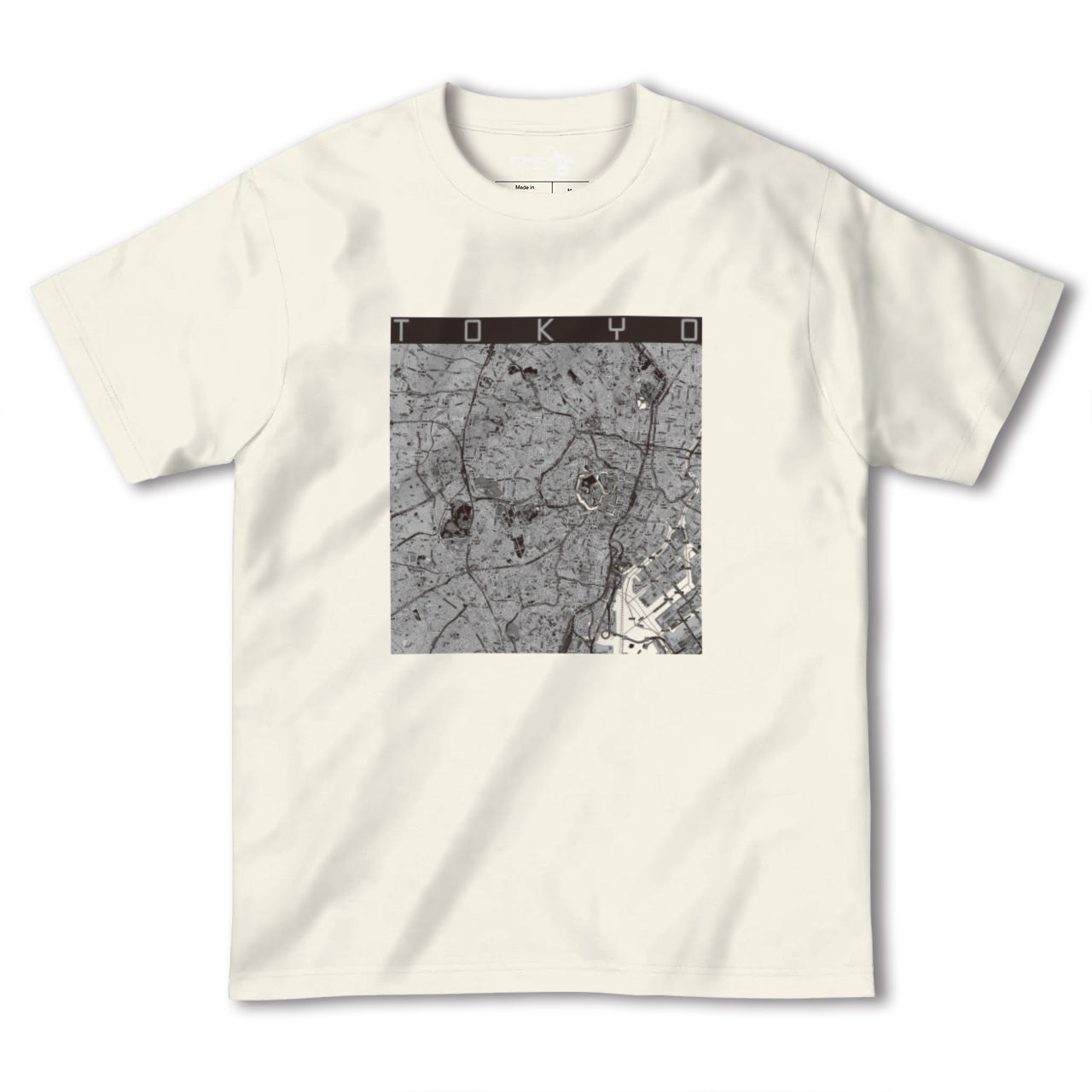 【東京2（東京都）】地図柄ヘビーウェイトTシャツ