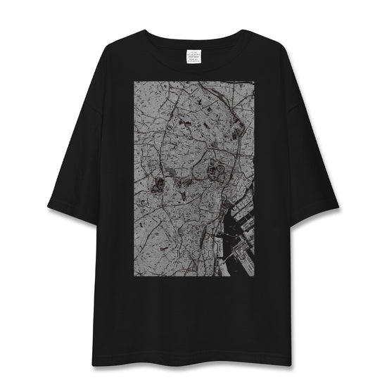 【東京2（東京都）】地図柄ビッグシルエットTシャツ