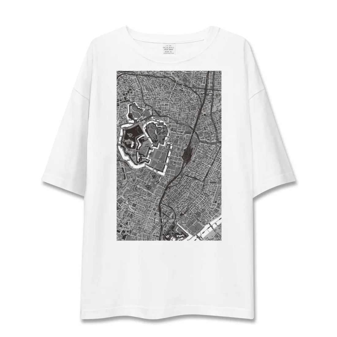 【東京(東京都)】地図柄ビッグシルエットTシャツ