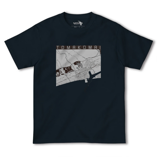 【苫小牧（北海道）】地図柄ヘビーウェイトTシャツ