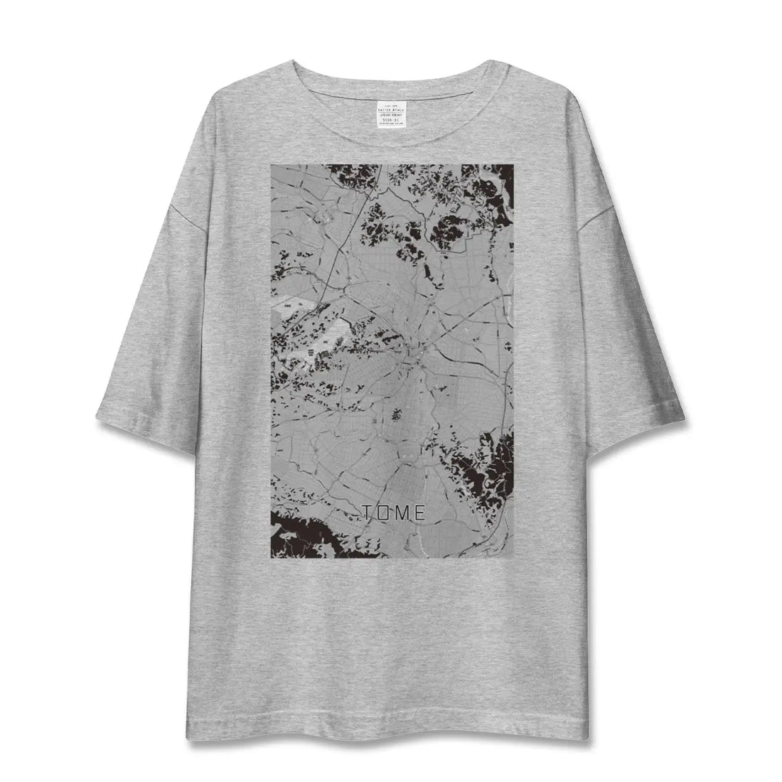【登米(宮城県)】地図柄ビッグシルエットTシャツ