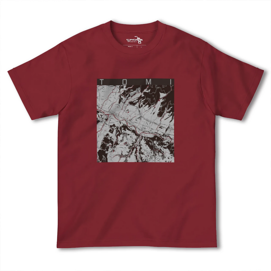 【東御(長野県)】地図柄ヘビーウェイトTシャツ