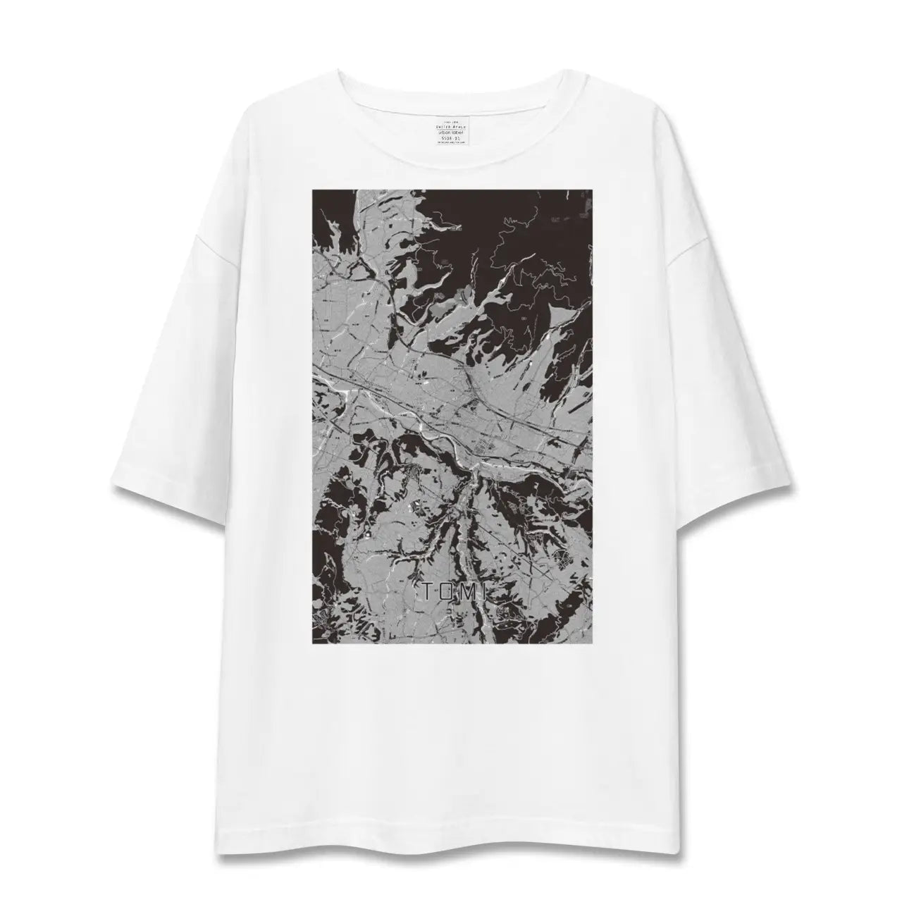 【東御（長野県）】地図柄ビッグシルエットTシャツ