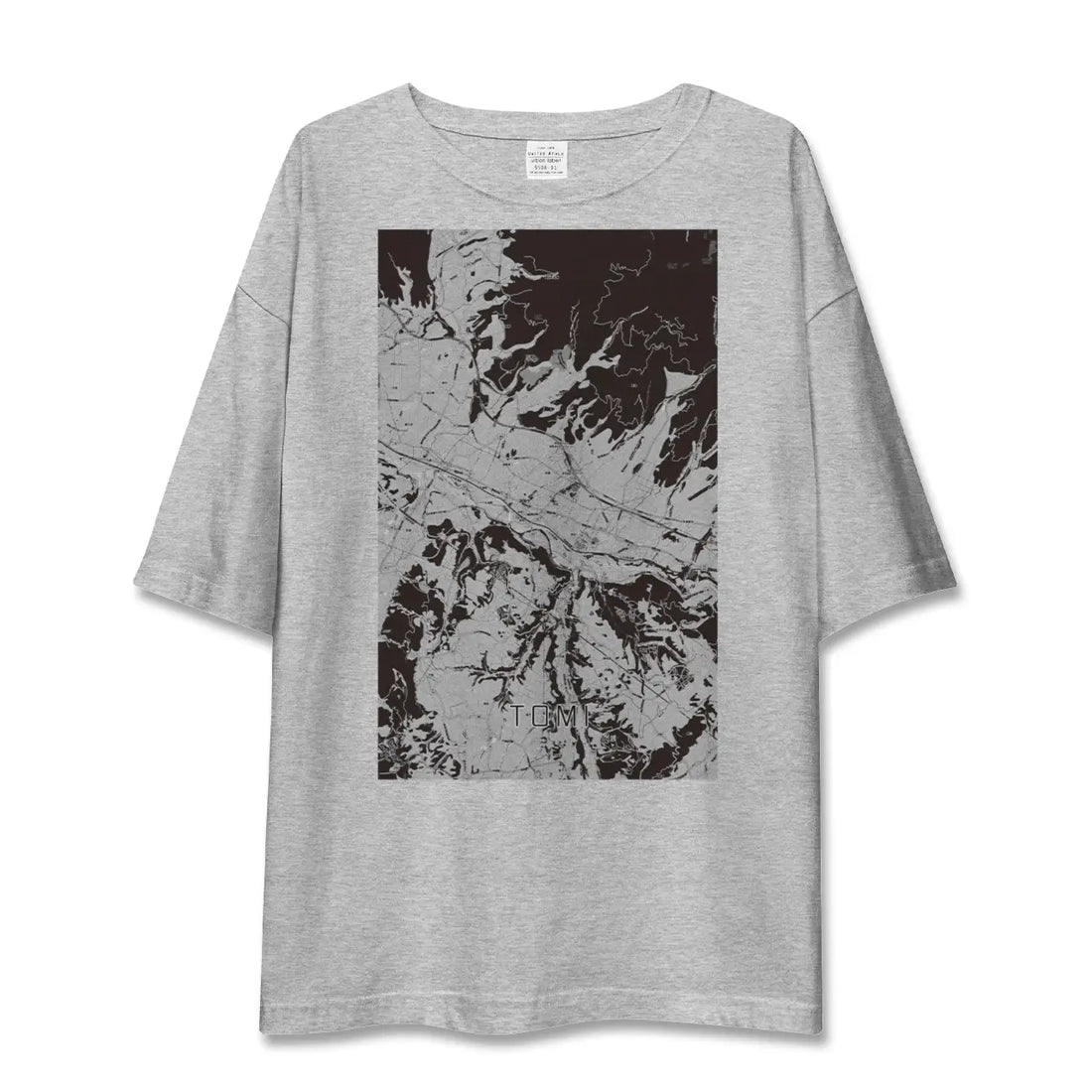 【東御（長野県）】地図柄ビッグシルエットTシャツ
