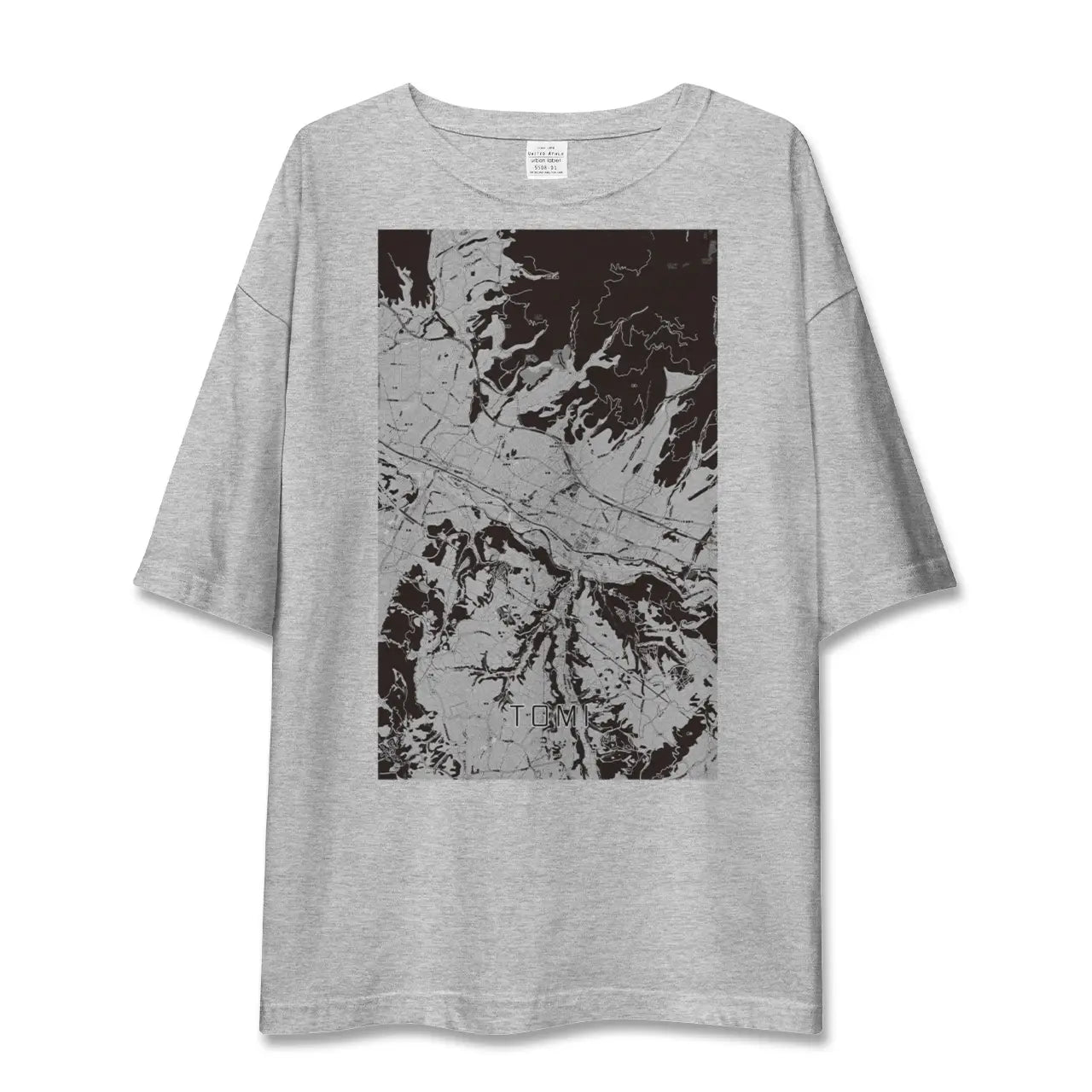 【東御（長野県）】地図柄ビッグシルエットTシャツ