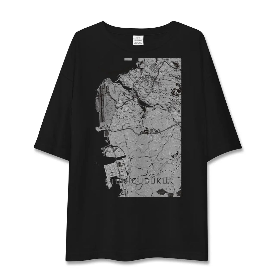 【豊見城（沖縄県）】地図柄ビッグシルエットTシャツ