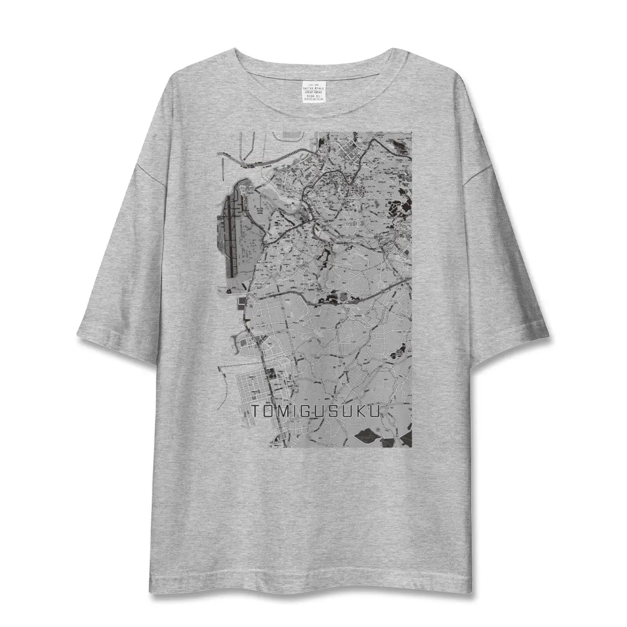 【豊見城（沖縄県）】地図柄ビッグシルエットTシャツ
