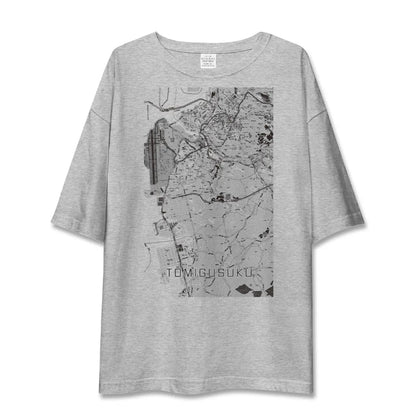 【豊見城（沖縄県）】地図柄ビッグシルエットTシャツ