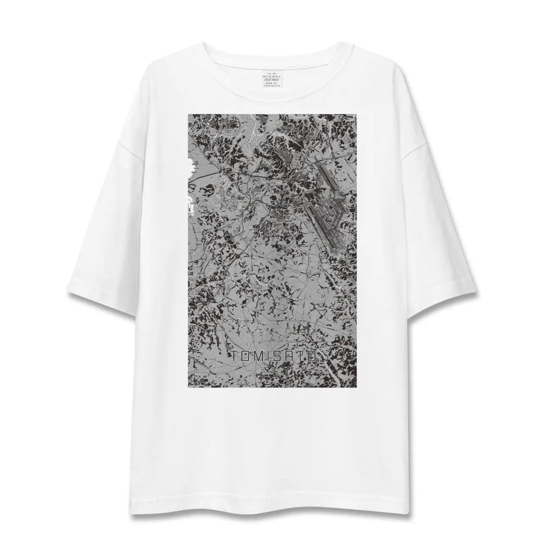 【富里(千葉県)】地図柄ビッグシルエットTシャツ