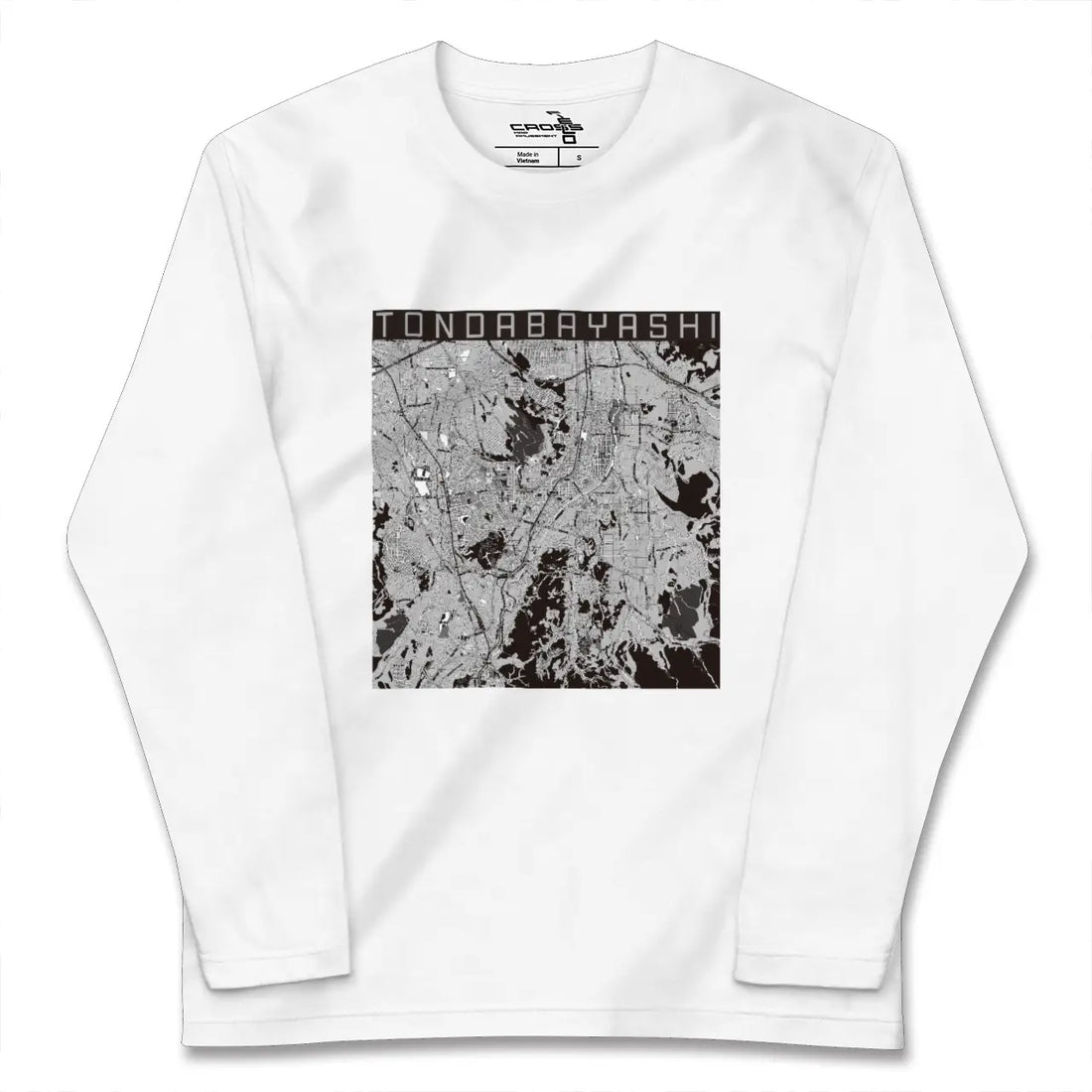 【富田林(大阪府)】地図柄ロングスリーブTシャツ