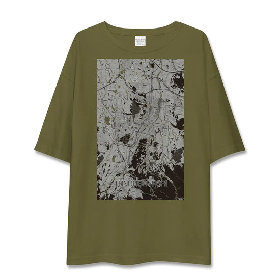【富田林（大阪府）】地図柄ビッグシルエットTシャツ