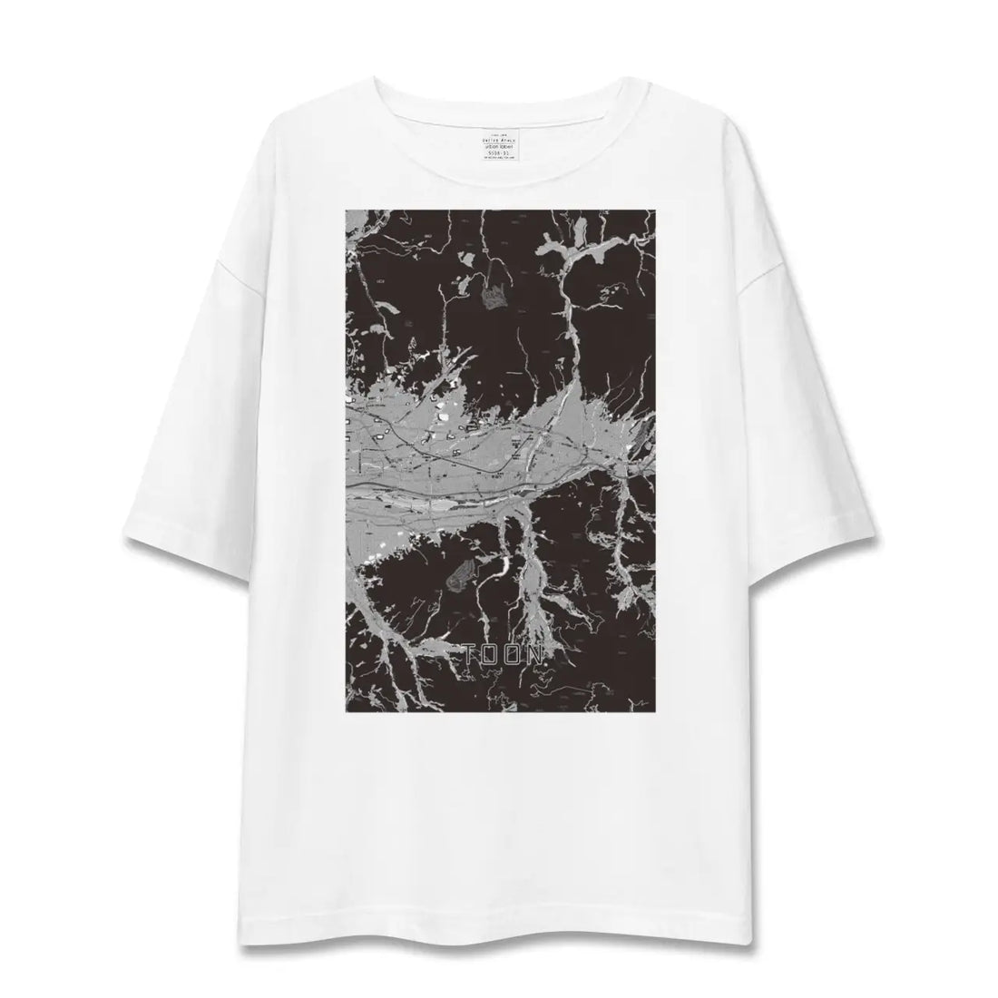 【東温(愛媛県)】地図柄ビッグシルエットTシャツ