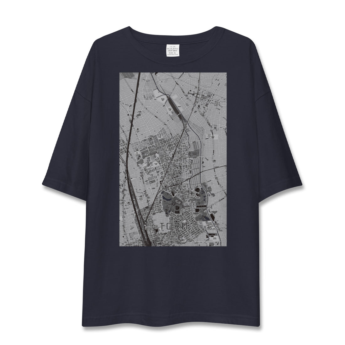 【土呂(埼玉県)】地図柄ビッグシルエットTシャツ