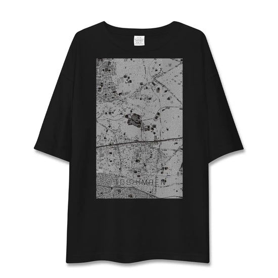 【豊島園（東京都）】地図柄ビッグシルエットTシャツ