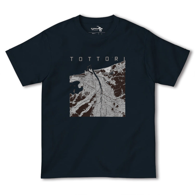 【鳥取（鳥取県）】地図柄ヘビーウェイトTシャツ