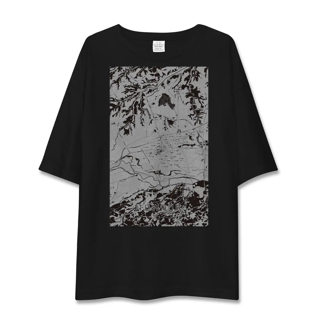 【十和田（青森県）】地図柄ビッグシルエットTシャツ