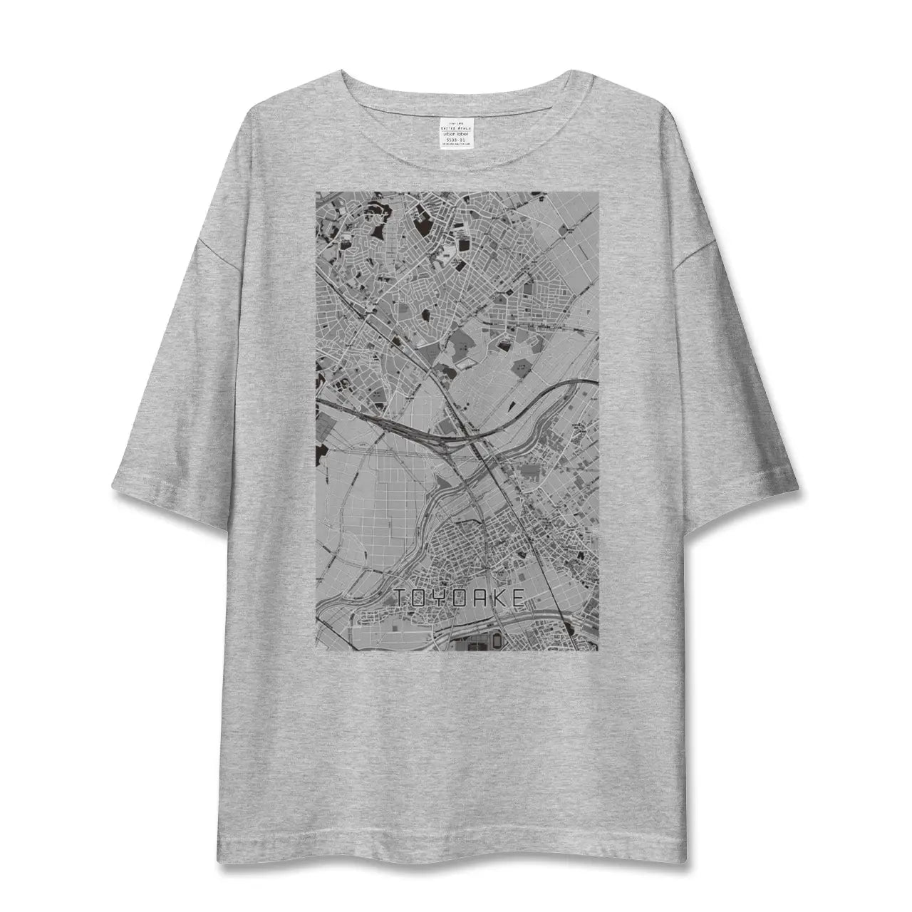 【豊明（愛知県）】地図柄ビッグシルエットTシャツ