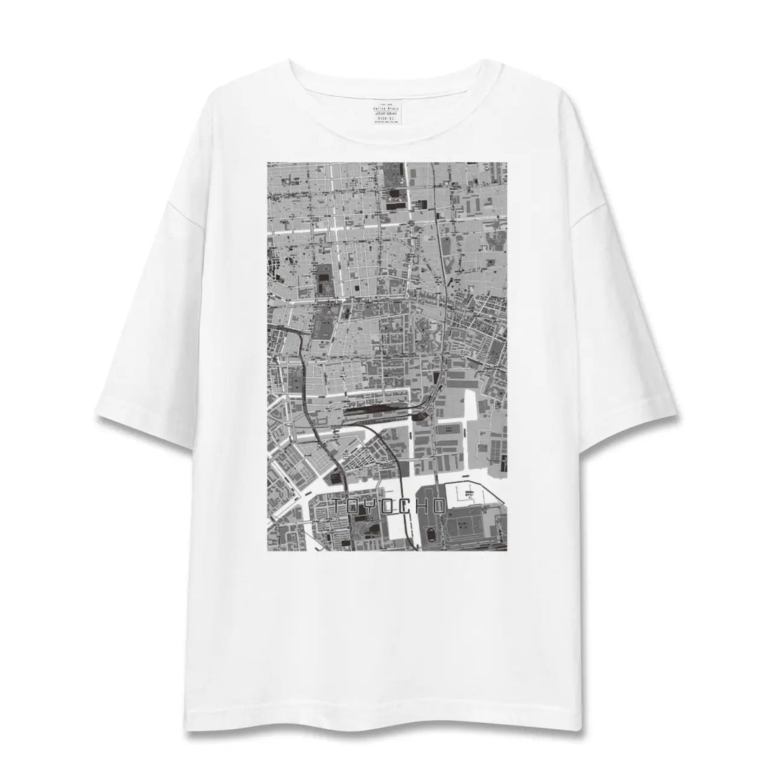 【東陽町(東京都)】地図柄ビッグシルエットTシャツ