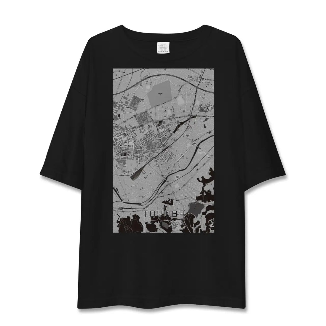 【豊田(東京都)】地図柄ビッグシルエットTシャツ