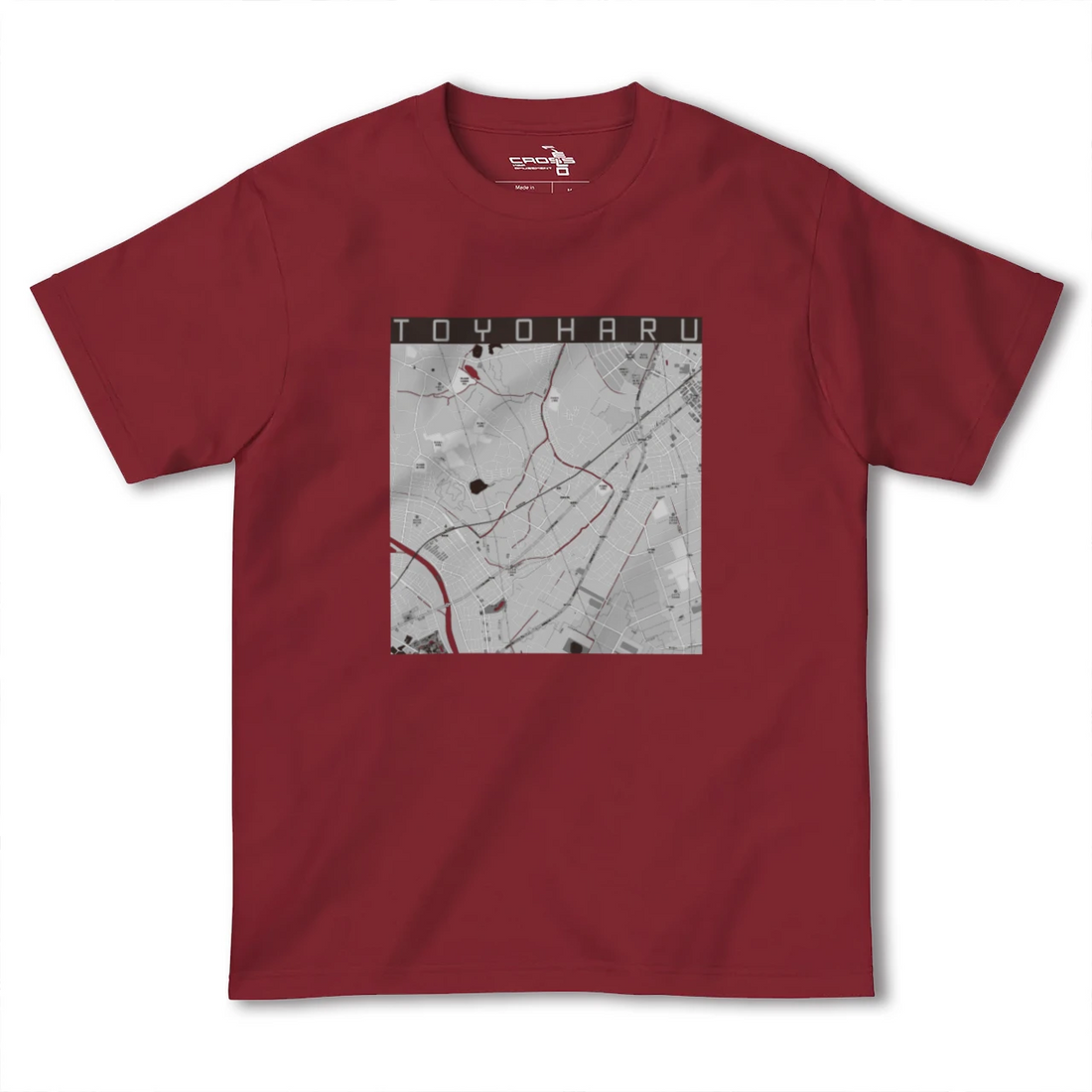 【豊春(埼玉県)】地図柄ヘビーウェイトTシャツ