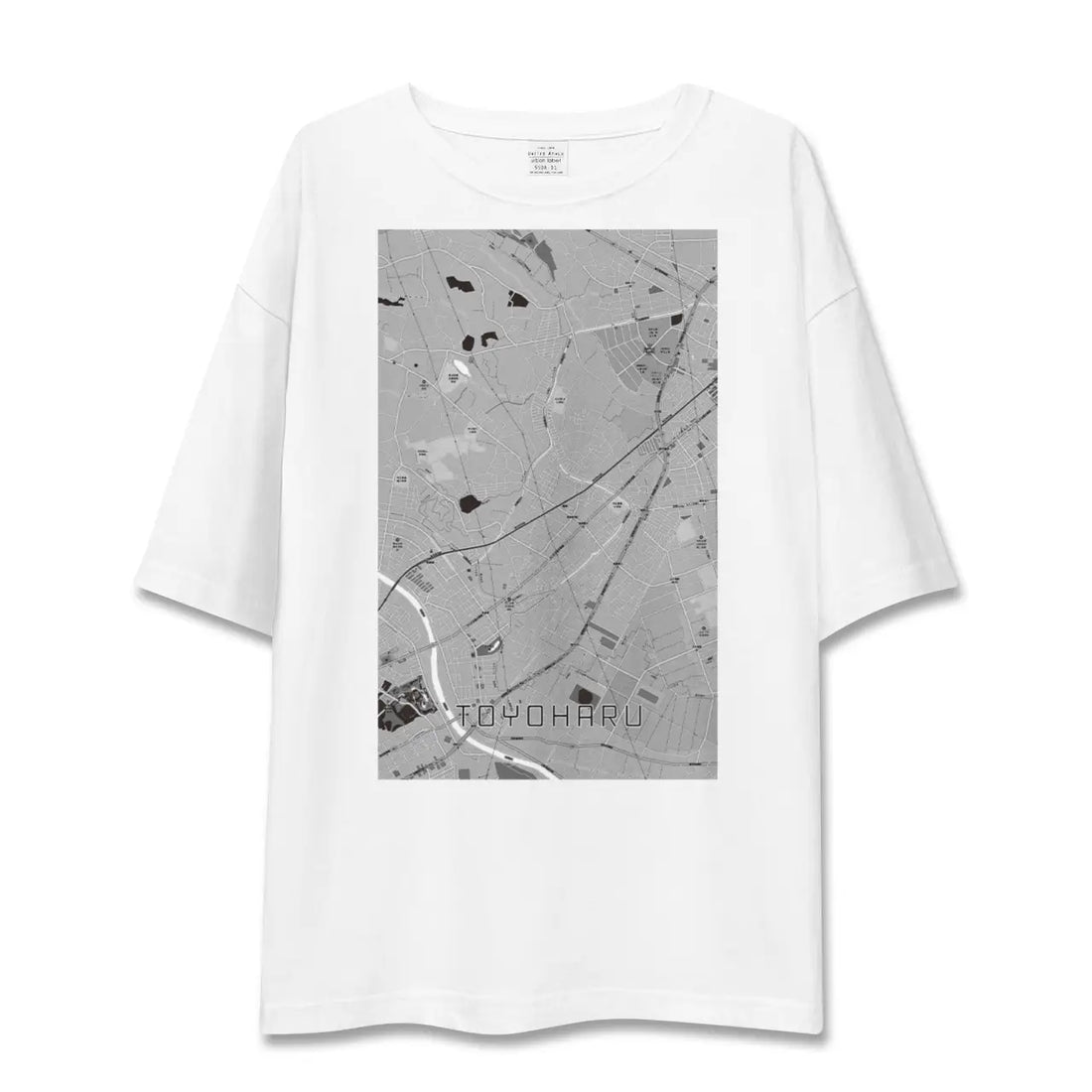 【豊春(埼玉県)】地図柄ビッグシルエットTシャツ