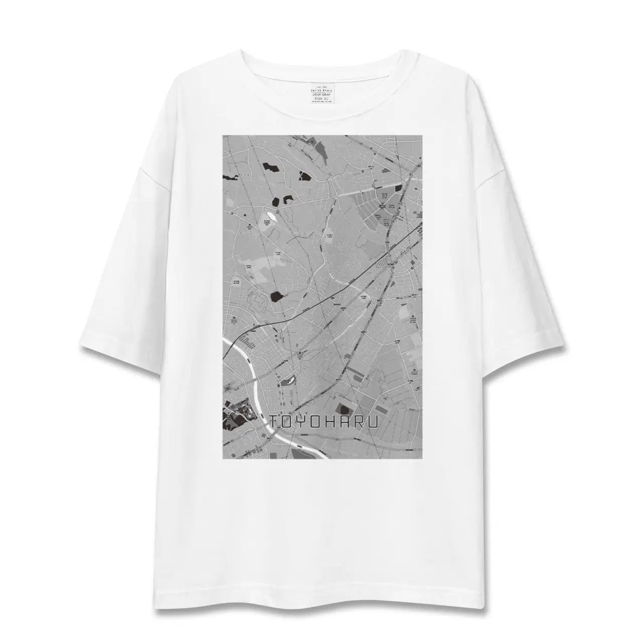 【豊春（埼玉県）】地図柄ビッグシルエットTシャツ