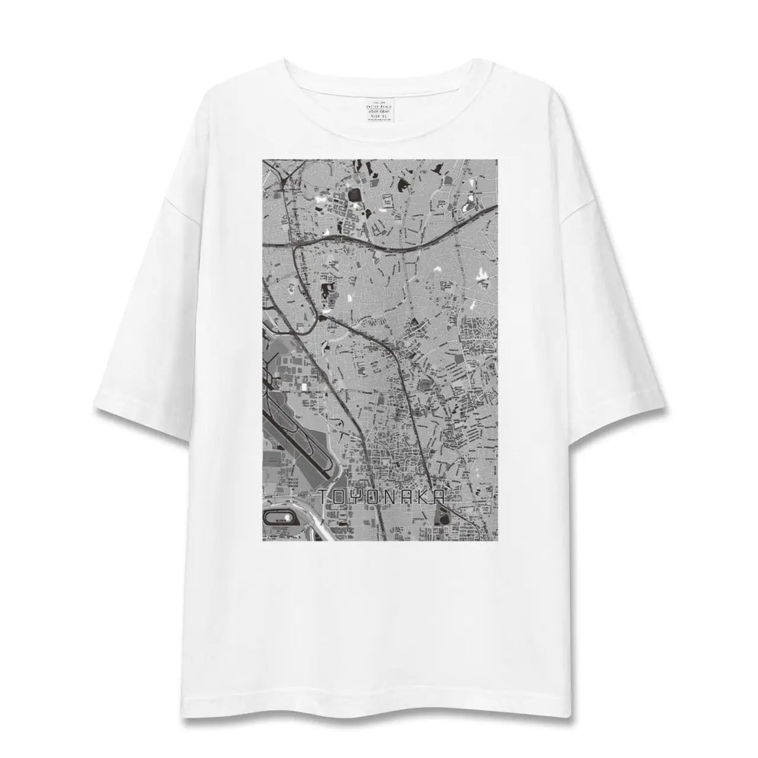 【豊中（大阪府）】地図柄ビッグシルエットTシャツ